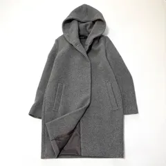 【JOURNAL STANDARD／ジャーナルスタンダード】フーデッド ウールコート グレー S