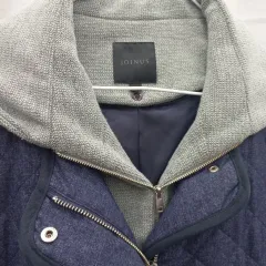 JOINUS キルティング WHO フード ネイビー ジャケット 77 (レディース 95)