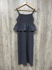 natural couture ナチュラルクチュール 二次会 綺麗め キャミソール ワンピース sizeF/グレー ■■ レディース