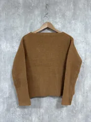 URBAN RESEARCH DOORS アーバンリサーチドアーズ ハミルトンウールボートネック ワイド幅 ニット セーター sizeF/茶 ◆■ レディース