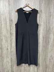 green label relaxing グリーンレーベルリラクシング ユナイテッドアローズ ジャンパースカート ロング ワンピース ダークグレー ■■ レディース