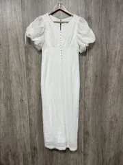 COCODEAL ココディール バルーン レース ワンピース size2/白 ■◆ レディース