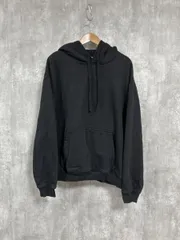 ZARA ザラ 無地 フーディ プルオーバー パーカー sizeXL/黒 ◆■ メンズ