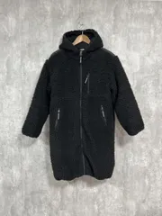 FIRST DOWN ファーストダウン ボア フリース ジャケット sizeF/黒 ◆■ レディース