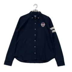 中古 レディース ジャックバニー Jack Bunny!! 長袖ポロシャツ 2(L) 濃紺 ネイビー ボタンダウン