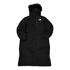 (即配) THE NORTH FACE ザノースフェイス グースダウン ホワイトラベル ブラック ダウンジャケット ロング丈
