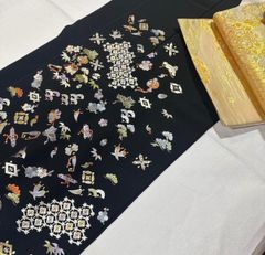 訪問着 松坂屋 正絹 フルセット 刺繍 金彩 - メルカリ