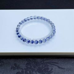 透明感⭐︎多色性が幻想的⭐︎アイオライト11mm天然石ブレスレット（画像現物） 透明感⭐︎多色性が幻想的⭐︎アイオライト11mm天然石ブレスレット