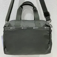 7481　LeSportsac　レスポートサック　 ハンドバッグ　2way　ショルダーバッグ　 エッセンシャル　UPTOWN SATCHEL　 アップタウンサッチェル　カーキ系　 ナイロン　軽量　レディース