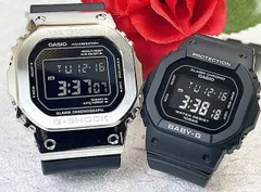 【2000円クーポン対象】 ペアウォッチ gショック 恋人たちのGショック ペアウオッチ G-SHOCK BABY-G  ペア腕時計 カシオ 2本セット GM-5600RW-1JFBGD-565U-1JF 電池式 デジタル 夫婦 高級 クリスマス プレゼント