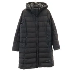 mont-bell モンベル トラベルダウン ロングコート M ブラック アウトドア レディース 古着