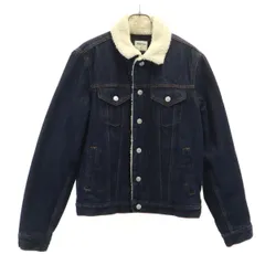 GAP ギャップ アイコン デニムジャケット XS インディゴ 裏ボア ジージャン トラッカー メンズ 古着