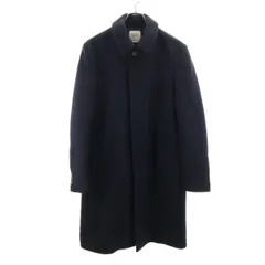 UNITED TOKYO ユナイテッドトウキョウ 日本製 ステンカラーコート 2 ネイビー メンズ 古着