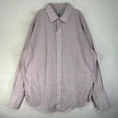 古着 ブルックスブラザーズ Brooks Brothers 長袖シャツ チェック 346 カラーステイ XL  ブルー系 マルチカラー メンズ