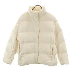 UNIQLO ユニクロ パウダーソフト ダウンジャケット M オフホワイト レディース 古着