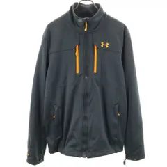 UNDER ARMOUR アンダーアーマー ソフトシェル ジャケット LG チャコールグレー メンズ 古着