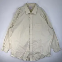 古着 ブルックスブラザーズ Brooks Brothers 長袖シャツ チェック MADISON FIT 胸ポケ 2XL  イエロー系 マルチカラー メンズ
