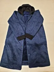 THE NORTH FACE ザノースフェイス ダークブルー ロング フリース コート ポール1251