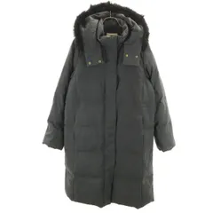 BEAMS HEART ビームスハート ダウンコート M グレー レディース 古着