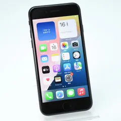 【液晶美品＊純正バッテリー82％】SIMフリー iPhone SE 第２世代 64GB ブラック
