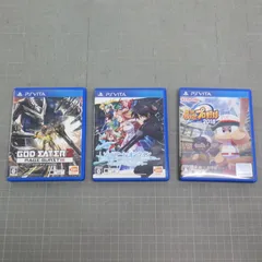 PSVITA ゲームソフト まとめて3点セット/ゴッドイーター2 レイジバースト/ソードアート・オンライン ホロウ・フラグメント/実況パワフルプロ野球2018　プレイステーション・ヴィータ　ゲームソフト