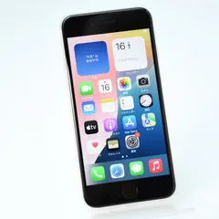 【純正バッテリー86%】au SIMフリー iPhoneSE 第３世代 64GB スターライト