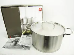 未使用 ZWILLING Moment ストックポット 24cm 6.0L 66243-240 ツヴィリング モーメント 保管品 Z0051-1216-4のサムネイル