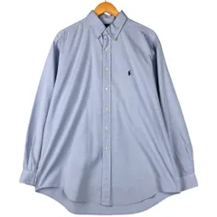 古着 ラルフローレン Ralph Lauren YARMOUTH 長袖 ボタンダウンシャツ メンズL相当/eaa599018
