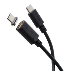 【新品・7営業日以内発送】エレコム ELECOM MPA-CCMA10BK マグネット 充電ケーブル USB－C 60W PD対応 着脱式コネクタ ブレーカー内蔵 1m ブラック MPACCMA10BK【沖縄離島販売不可】