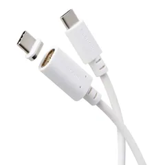 【新品・7営業日以内発送】エレコム ELECOM MPA-CCMA10WH マグネット 充電ケーブル USB－C 60W PD対応 着脱式コネクタ ブレーカー内蔵 1m ホワイト MPACCMA10WH【沖縄離島販売不可】