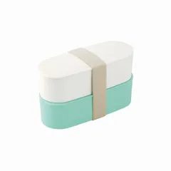 【新品・7営業日以内発送】サーモス THERMOS DJT-601W MNT フレッシュランチボックス2段 DJT601WMNT【沖縄離島販売不可】