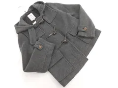 B:MING BEAMS ビームス ウール混 ショート ダッフル コート sizeM/グレー ◇■ レディース