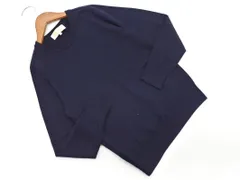 B:MING BEAMS ビームス ウール混 クルーネック ニット セーター sizeM/紺 ◇■ レディース