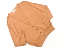 green label relaxing グリーンレーベルリラクシング ユナイテッドアローズ リネン混 Vネック カーディガン 茶 ■◇ レディース