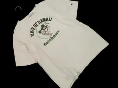 Champion チャンピオン T1011 UNIVERSITY of HAWAII プリント 半袖 Tシャツ sizeXL/白 ■◆ メンズ