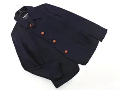 JOURNAL STANDARD relume ジャーナルスタンダードレリューム ウール混 ステンカラー コート sizeM/紺 ◇■ メンズ