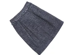 green label relaxing グリーンレーベルリラクシング ユナイテッドアローズ プリーツ スカート size36/紺 ◇■ レディース