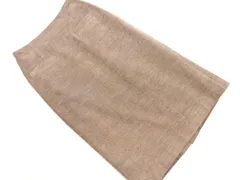 NATURAL BEAUTY BASIC ナチュラルビューティーベーシック タイト スカート sizeS/茶 ■■ レディース