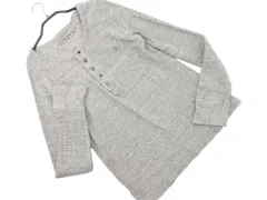 BURBERRY BLACK LABEL バーバリーブラックレーベル ヘンリーネック カットソー size2/グレー ◇■ メンズ