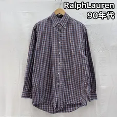 ポロバイラルフローレン 90年代 ビンテージ BLAKE チェック柄 ボタンダウン 長袖 シャツ 90s VINTAGE メンズ - ISItems【USED】【古着】【中古】50149144