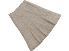 AMACA アマカ ウール混 Aライン 台形 スカート size36/グレー ◇■ レディース