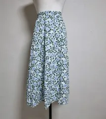 LS144フラワーパータンロングスカート