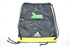 【送料無料】 アディダス adidas ジャックパ ナップサック 巾着バッグ ブラック イエロー ロゴ入り