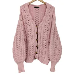 シールームリン Sea Room lynn レースジャガードニットカーデ レディース FREE 