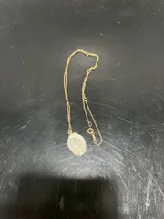 【送料無料】1/20 14K  マリアモチーフ ネックレス ゴールドカラー ヴィンテージ　刻印あり