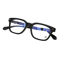 クロムハーツ CHROME HEARTS COX UCKER コックサッカー CHプラス ウェリントン 眼鏡 メガネ めがね 52□19-153 黒ブラック ブランド古着ベクトル 中古☆AA★▲■251022のサムネイル