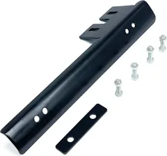 S-NET ナンバー ステー 移設 キット 汎用 普通車 軽自動車 角度 調整 ライセンス ブラケット ドレスアップ ネジ 付き アルミ SN-361-NI (ブラック)