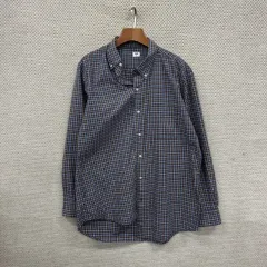 ユニクロ カジュアル CHECK 長袖 シャツ XL A02899