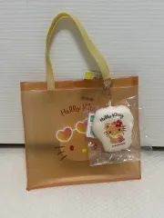 ハローキティ PVCバッグ + ぬいぐるみキーホルダーセット