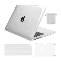 【在庫処分】& ハードカバー プラスチック (日本語JIS配列)キーボードカバー 13.6インチ Air Air & MacBook MacBook 対応機種 対応機種 スクリーンプロテクター 保護 2025-2022発売、キラキラ A2681 A3113 &